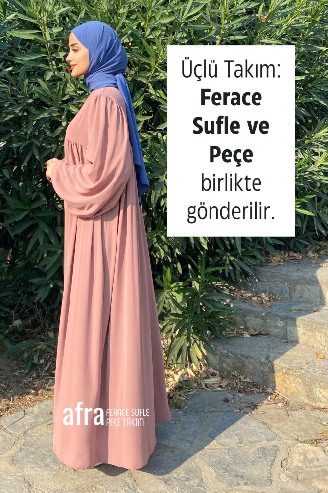 Afra Ferace Sufle Peçe Takım Kapiçino - 2