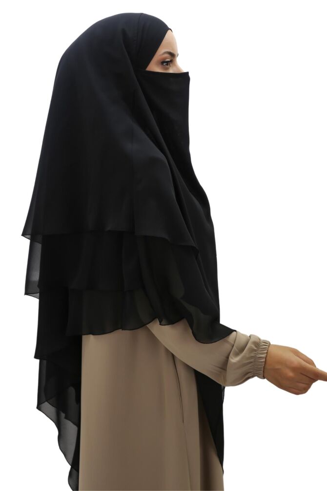 Khimar 3'lü Örtü - 4