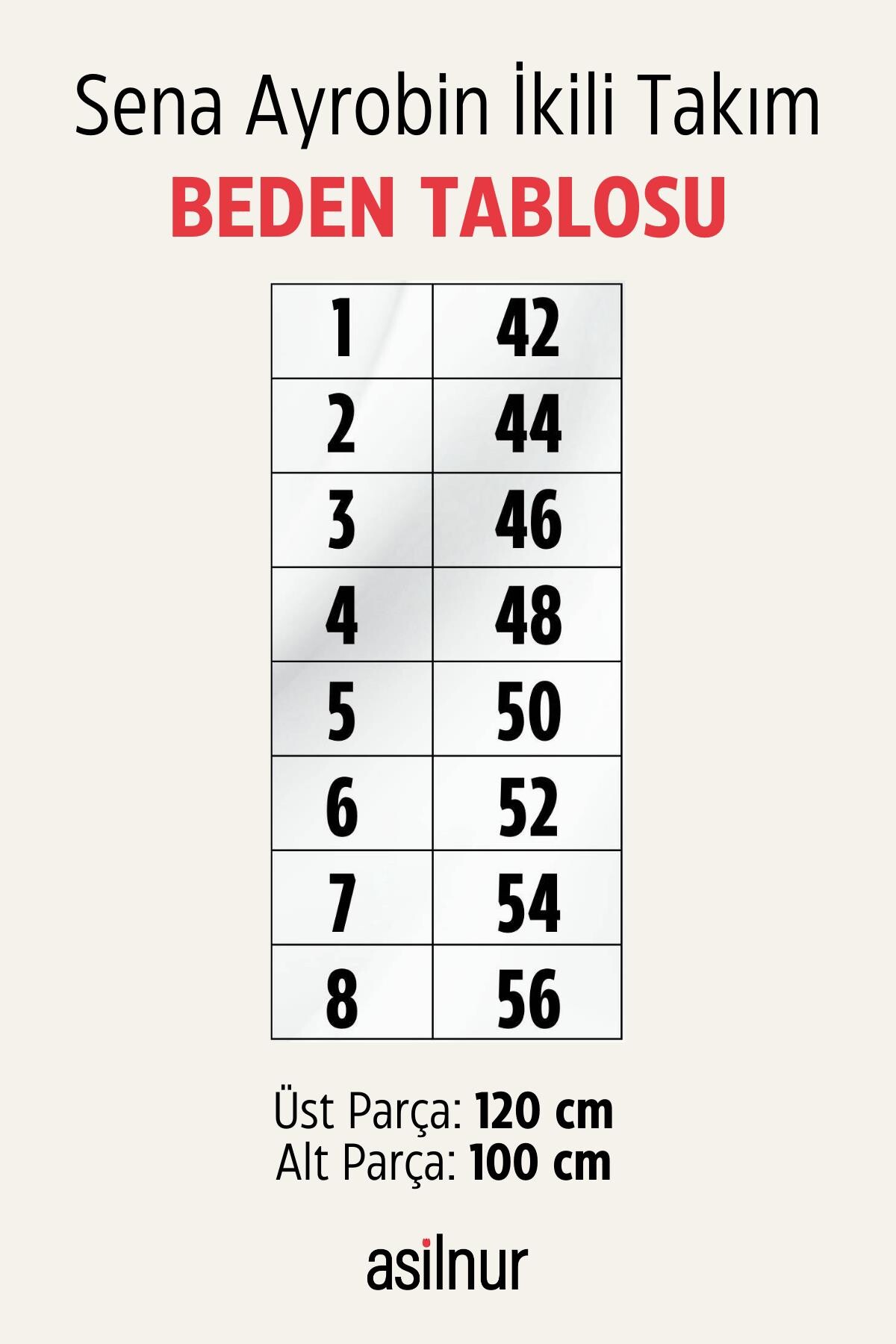 Sena Ayrobin Düğmeli İkili Takım Bej - 2